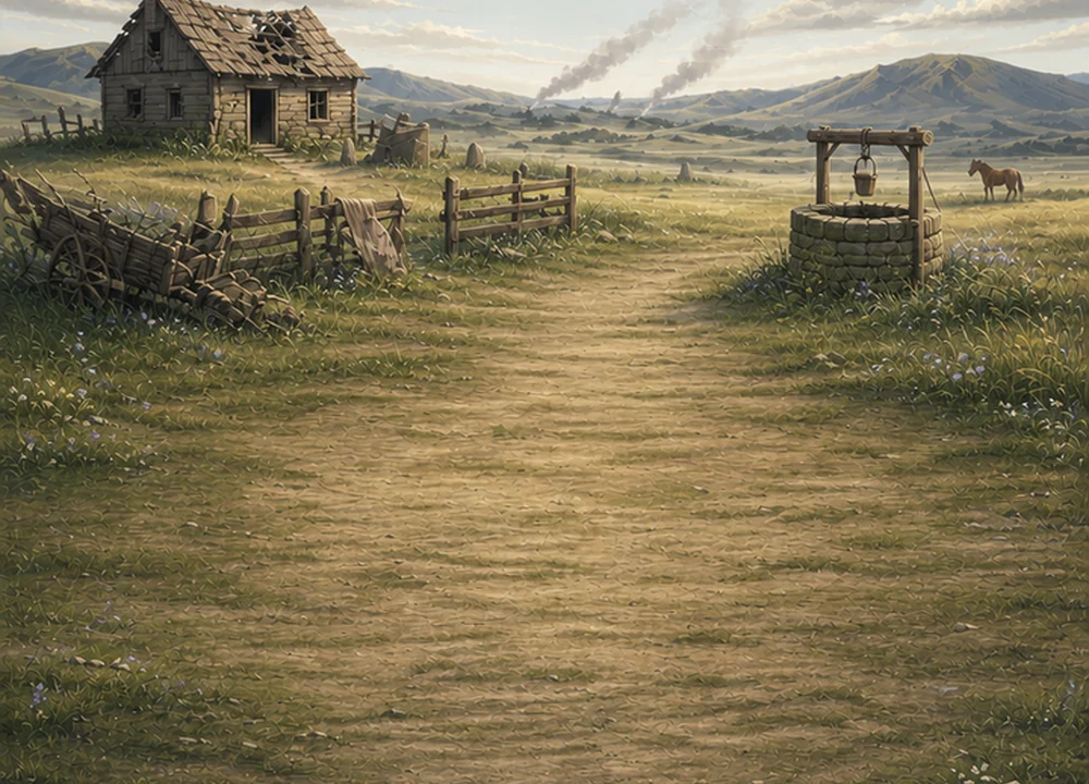 A winding path across the mountain meadow of Wandering Bands